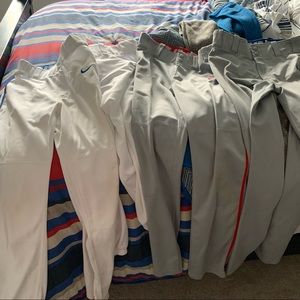 Boys baseball pants -4 pairs gently worn $40 for 4 fits 12-14 xl-dry fit